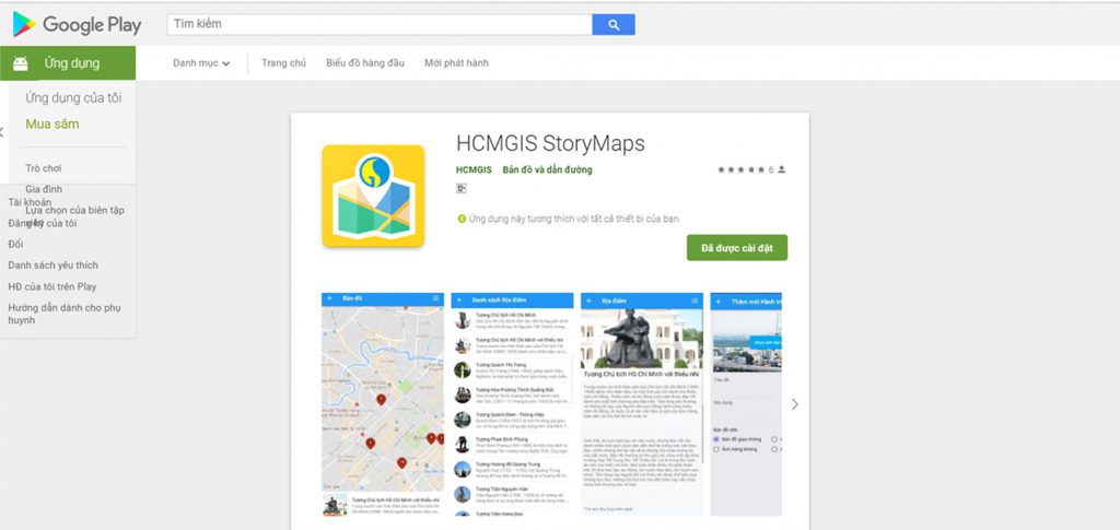 HCMGIS StoryMaps App trên Google Play